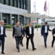 이재용 삼성전자 회장이 독일 오버코헨 ZEISS 본사를 방문한 뒤 이동하는 모습
