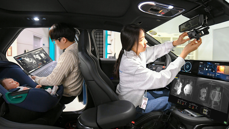 인캐빈 모니터링 시스템(In-Cabin Monitoring System, ICM) 이미지