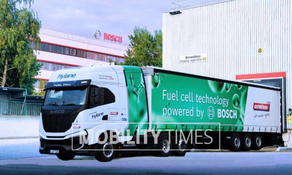 800km 주행 가능한 40톤 수소 연료전지 트럭