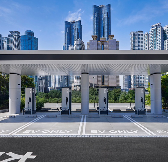 현대자동차 전기 충전 스테이션